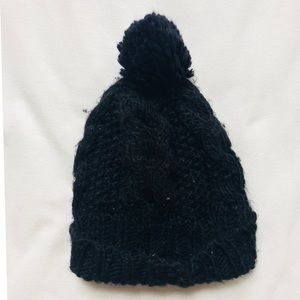 Black Knitted Beanie